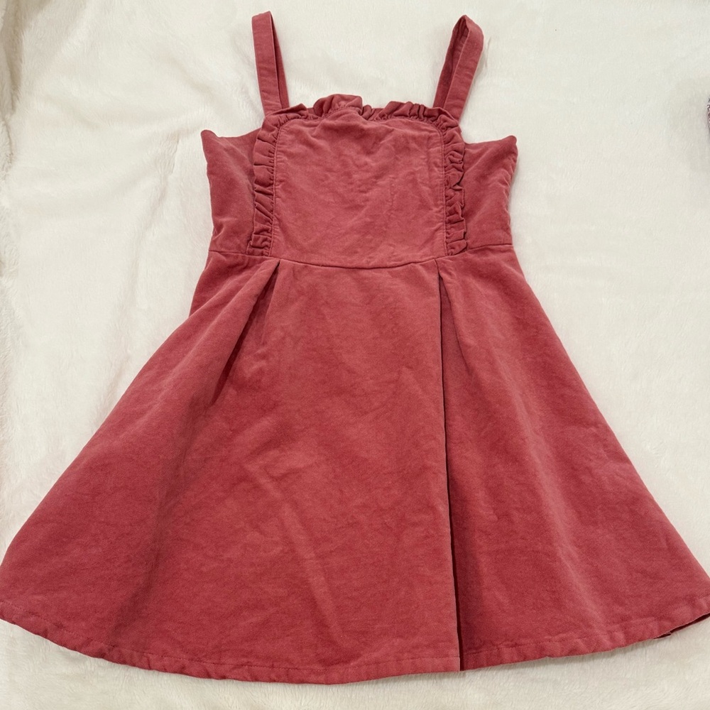 Janie & Jack Soft Velveteen Jumper Dress
Size 7